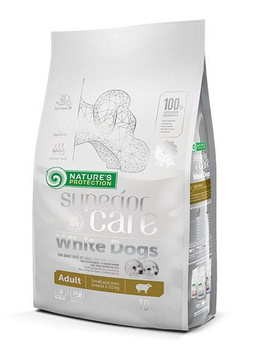 NATURES PROTECTION PIES  10kg  SC  WHITE  DOGS ADULT small & mini breeds      /40