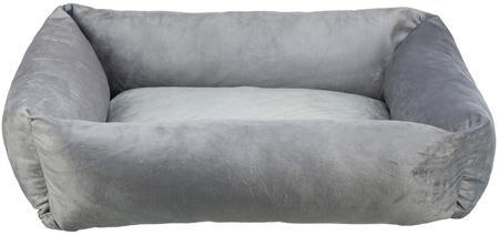 Lionel, legowisko, dla psa/kota, szare 105 × 80 cm, z recyklingu