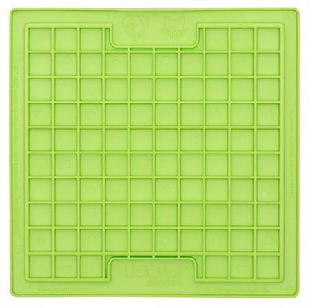 LickiMat Playdate Kwadrat miękki zielony