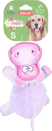 ZOLUX Zabawka pluszowa dla psa hipopotam Hicham FRIENDS S 19,4x15,5x8,4 cm