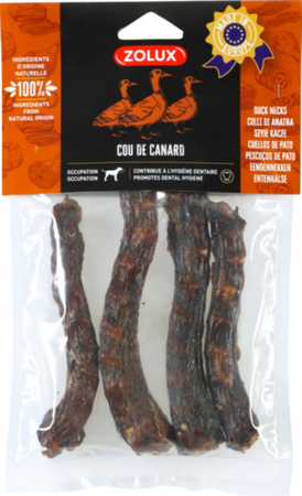 ZOLUX Przysmak naturalny dla psa Szyja kacza 150 g
