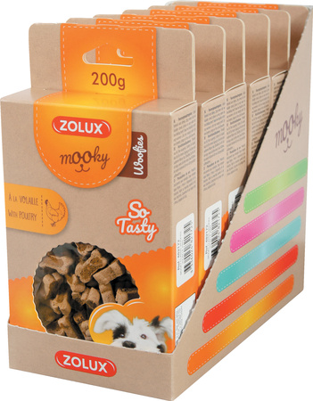 Zolux Przysmak dla psa MOOKY Classic WOOFIES z kurczakiem 200 g