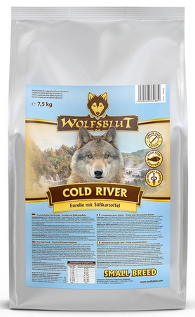Wolfsblut Dog Cold River Small - pstrąg i bataty 7,5kg