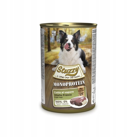 STUZZY PIES pusz.400g MONOPROTEIN VEAL  CIELĘCINA /6
