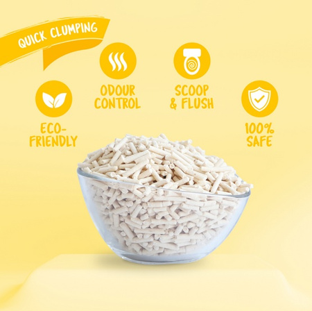 KIT CAT ŻWIREK ECO SOYACLUMP ORIGINAL 7L 2,5KG