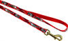 Zolux Smycz dla kota nylonowa SARDINE 1 m kol. czerwony
