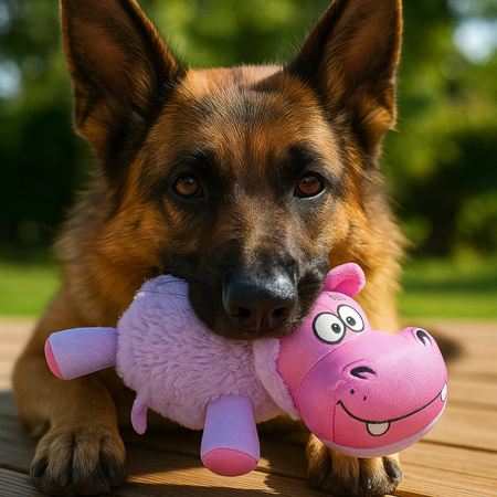 ZOLUX Zabawka pluszowa dla psa hipopotam Hicham FRIENDS L 36,5x26x13,5 cm