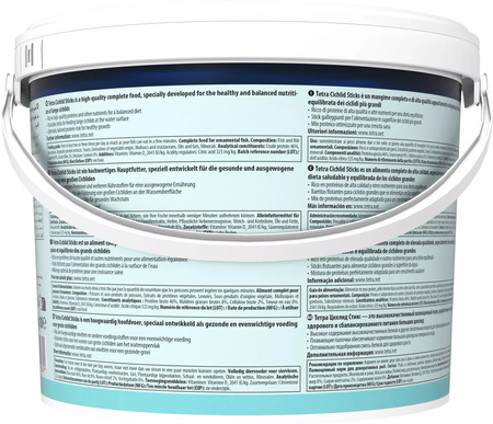 TETRA Cichlid Sticks 10 L wiadro , pokarm dla ryb pielęgnicowatych