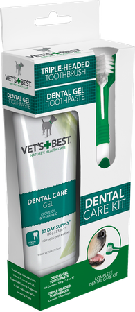 VET'S BEST DENTAL ŻEL+SZCZOTECZKA ZESTAW