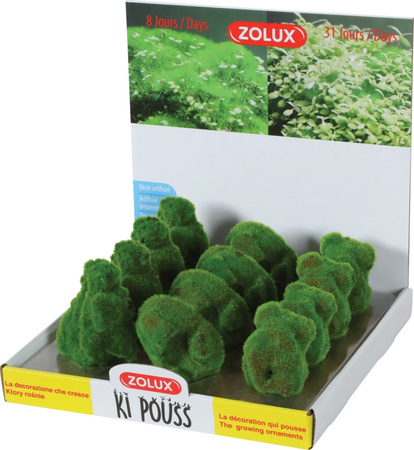 Zolux Ozdoba do akwarium chata KIPOUSS M z nasionami 16,7x9,6x15,2 cm