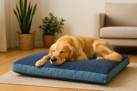 ZOLUX Poducha dla psa ze zdejmowanym pokrowcem ONE INDIGO 120cm