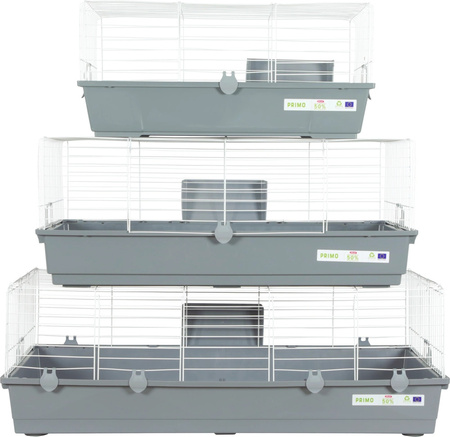 ZOLUX Klatka dla królika miniaturowego, kawii PRIMO 120 cm kol. szara