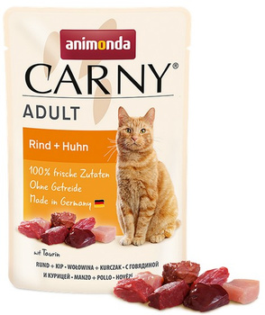 Animonda Carny Adult Wołowina + Kurczak saszetka 85g