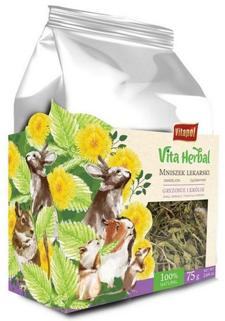 Vitapol Vita Herbal Mniszek lekarski ziele dla gryzoni i królika 75g