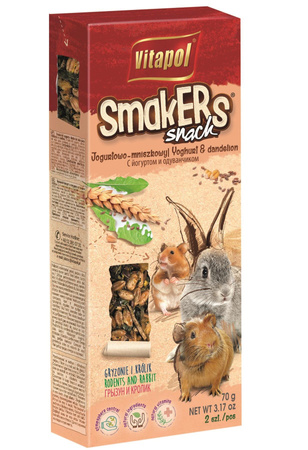 Vitapol Smakers dla gryzoni - jogurtowo-mniszkowy 2szt [1105]