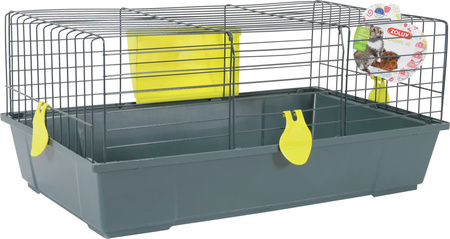 ZOLUX Klatka dla gryzoni i małych ssaków CLASSIC 80 cm szara/seledynowa