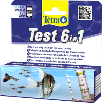 TETRA Test 6in1 25 szt. szybka kontrola jakości wody w akwarium