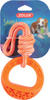 Zolux Zabawka dla psa okrągła ze sznurem TPR SAMBA 26 cm kol. pomarańczowy
