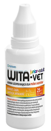 Wita-Vet Junior + Adult dla kota i psa krople 25ml
