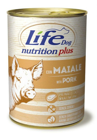 LIFE DOG pusz.400g PORK /24