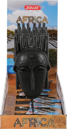 Zolux Ozdoba do akwarium maska męska AFRICA M 7,7x4,6x19,5 cm