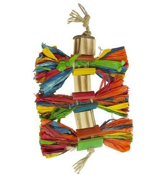 DUVO+ ZABAWKA DLA PTAKÓW LIŚĆ KUKURYDZY 25.4x15.2x3.5cm   13414