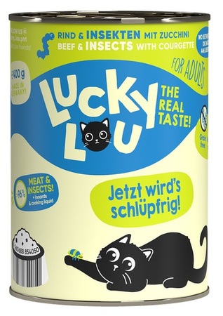 Lucky Lou Lifestage Adult Wołowina i owady puszka 400g