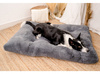 MIMIKO Pets Legowisko Shaggy prostokątne XXL 115x75cm grafitowe