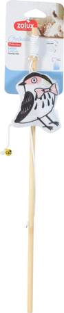 ZOLUX Zabawka dla kota wędka bambus czarny ptak CHATOUILLE 48,8cm