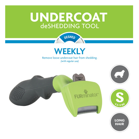 FURMINATOR Szczotka dla psów długowłosych - Small