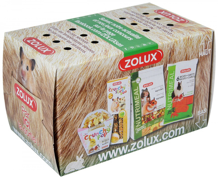 ZOLUX Transporter kartonowy dla gryzonia z wentylacją mały