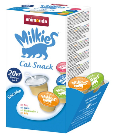 Animonda Kot Milkies Selection Mix 25x15g (20+5 gratis)