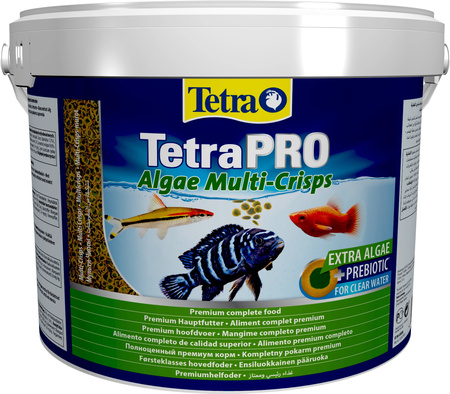 TETRA Pro Algae Mutli-Crisps 10 L wiadro pokarm dla ryb wzmacnia odporność