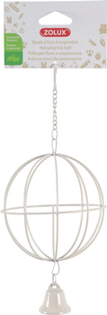 ZOLUX Paśnik na siano metalowa kula do zawieszenia śr. 10 cm kol. beżowy
