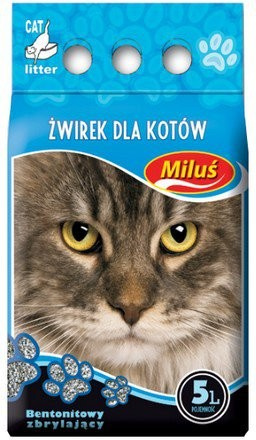 Miluś Standard żwir zbrylający bentonitowy 5L