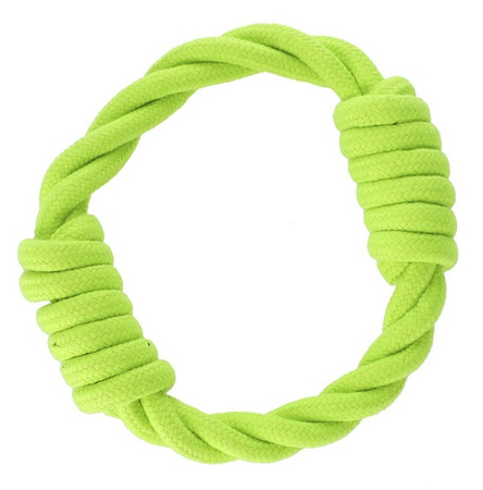 Dingo Zabawka dla psa - Ringo zaplatane Energy 18cm zielone