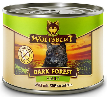 Wolfsblut Dog Dark Forest - dziczyzna i bataty puszka 200g