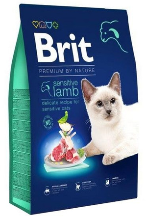 BRIT PREMIUM BY NATURE KOT 1,5kg LAMB SENSITIVE /8