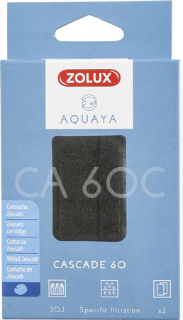 ZOLUX Wkład do filtra, filtracja chemiczna Zeocarb AQUAYA Cascade 60