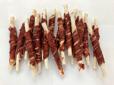 ALDA G002 KABANOS ZAWIJANY WOŁOWINĄ  I DORSZEM 500g