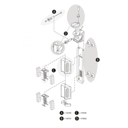 Tetra Tetratec IN 400/600 plus Spare part kit Zestaw naprawczy do filtra wewętrznego IN