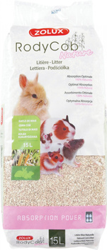 ZOLUX Ściółka dla królika i małych ssaków roślinna RodyCob NATURE 15 l