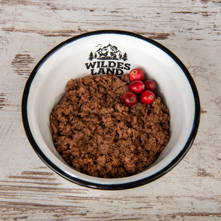 WILDES LAND CAT BIO Rind Huhn - bio wołowina z kurczakiem i żurawiną (85g)
