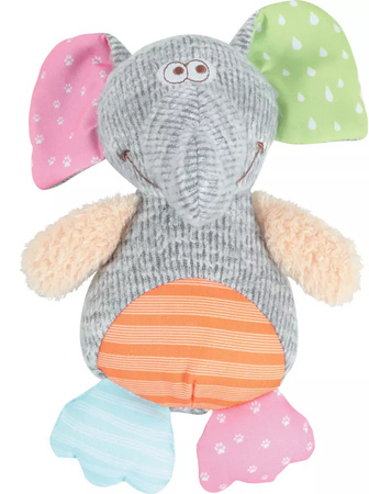 ZOLUX Zabawka dla psa, pluszowa z dźwiękiem CRAZY JOJO słoń 20x22x24 cm