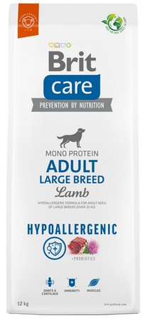 Brit Care Hypoallergenic Adult Large Lamb 14kg (12+2kg gratis)
