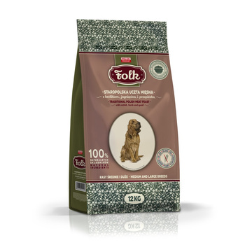 Karma sucha dla psa FOLK M&L Staropolska uczta mięsna z królikiem, jagnięciną i przepiórką 12 kg