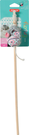 Zolux Zabawka dla kota wędka mysz KALI kol. szary 40 cm