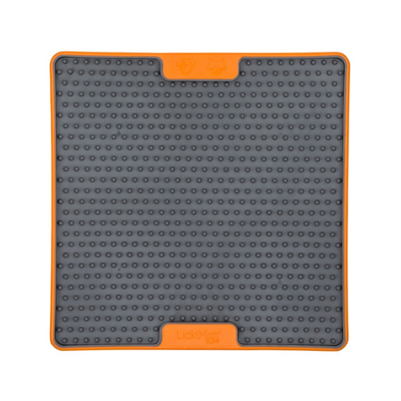 LickiMat Soother Deluxe/Tuff Jeżyk twardy pomarańczowy