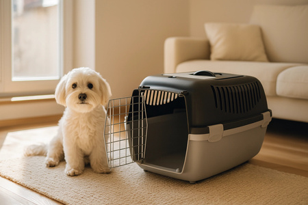 ZOLUX Transporter dla psa, kota GULLIVER 2 metalowe drzwi kol.szary