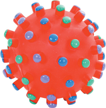 ZOLUX Zabawka winylowa dla psa Piłka z wypustkami 9 cm